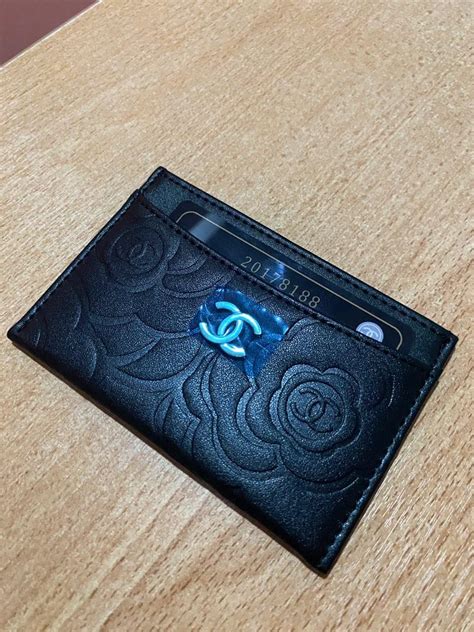 chanel card holder flower|Chanel card holder men's.